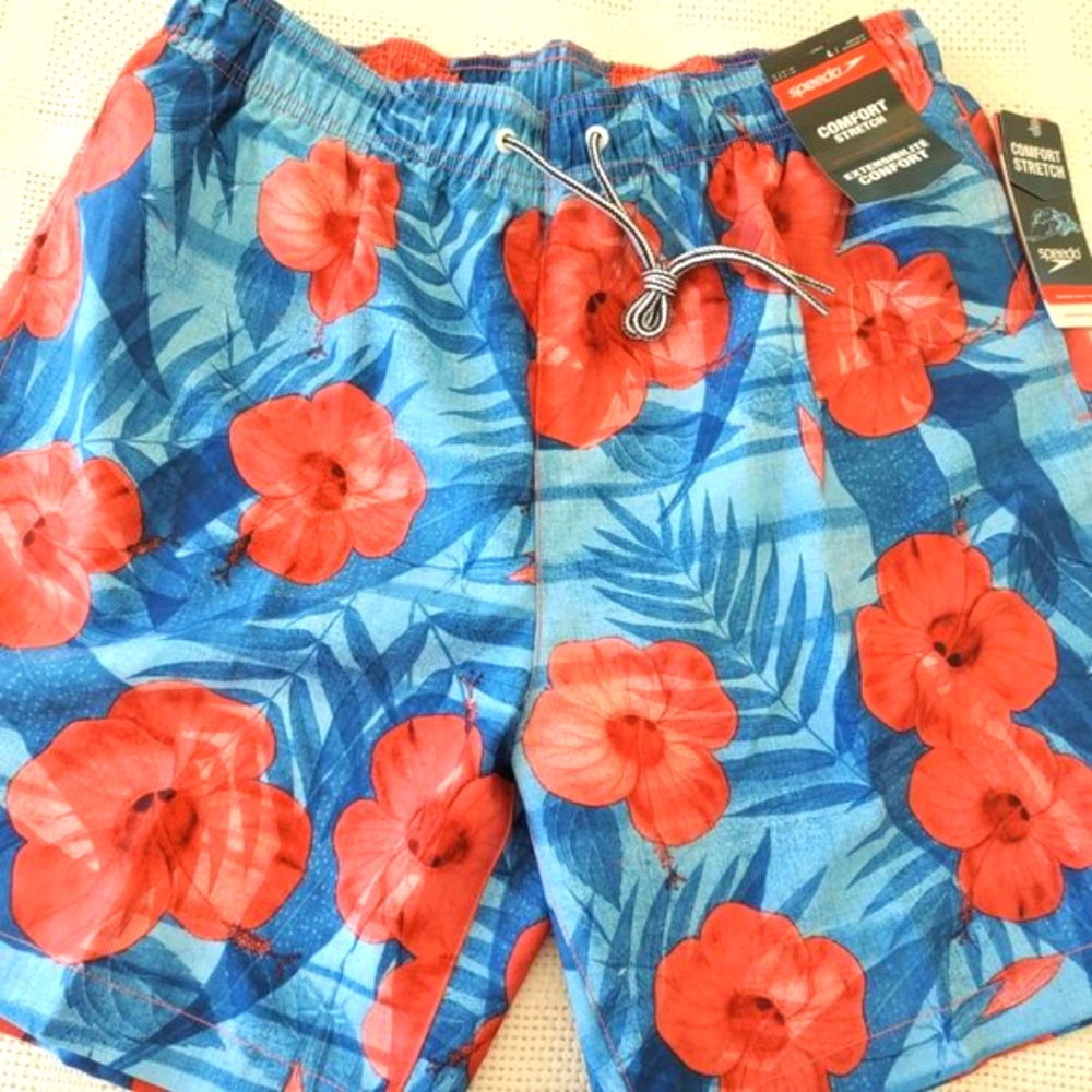 Floral boardshort,  20",  size L